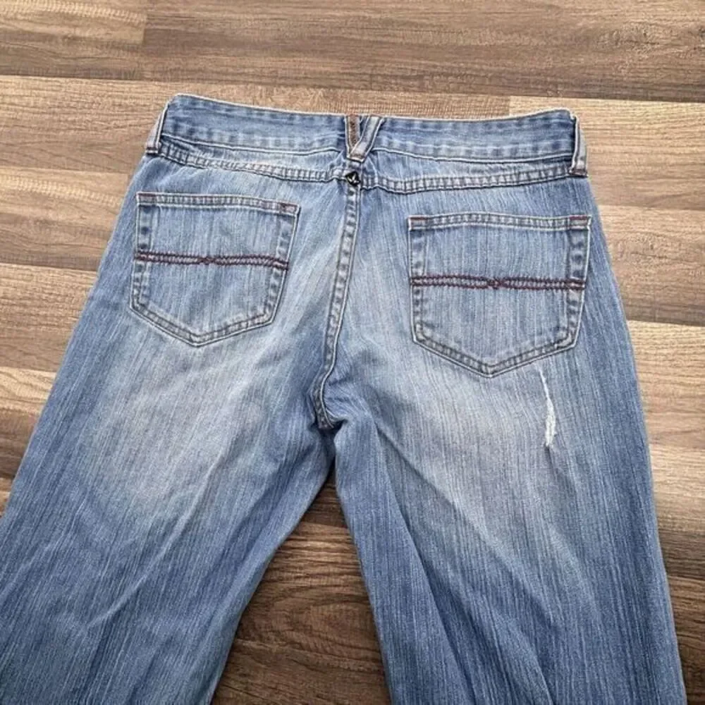 Prana Womens Jeans Size 4/23 Blue Skinny Low‎ Rise Crop Denim Short Inseam